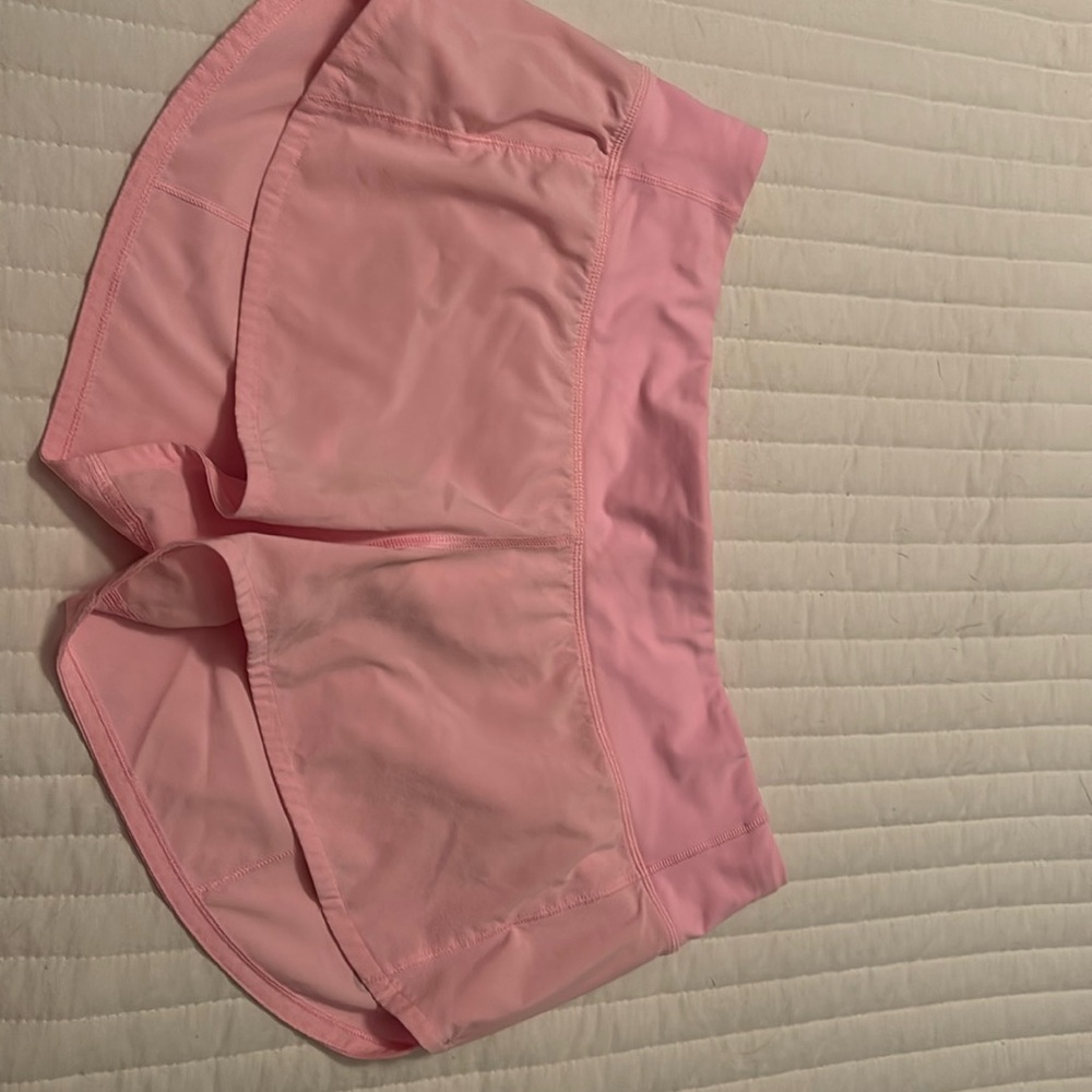 Lululemon, pink speed shorts worn once.